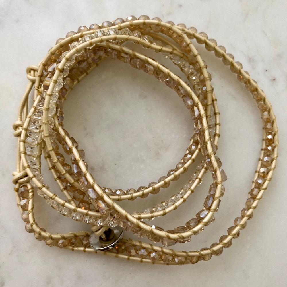 NEW Victoria Emerson beaded wrap bracelet
